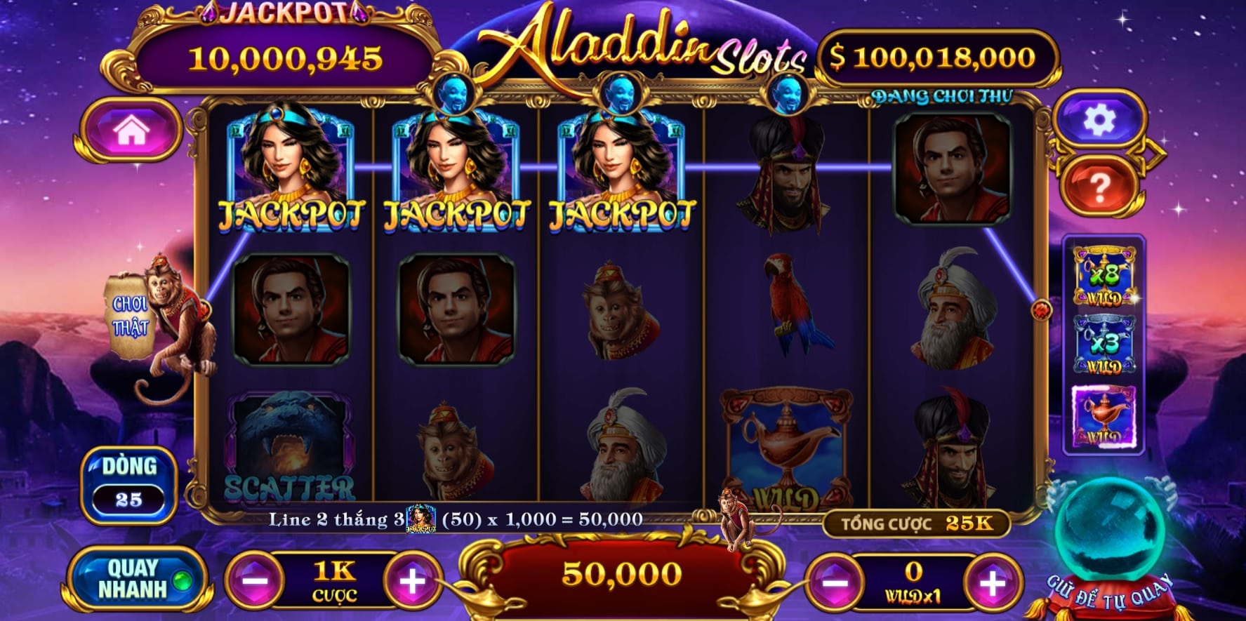 Giới thiệu về trò chơi Aladdin